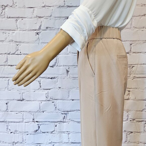 NWOT!!! RW&Co., Beige colour wide leg cropped pants - Picture 8 of 13